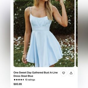 Hello Molly blue mini dress